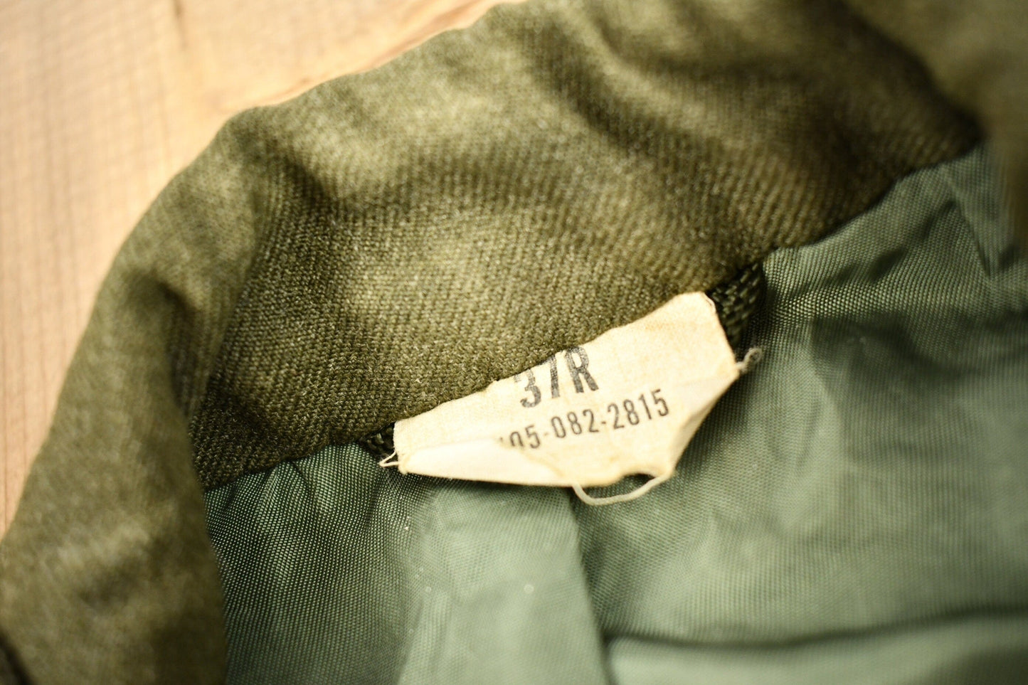 Vintage 1982 Army Military Button Up Blazer Jacket Men's Small from propervintagecanada