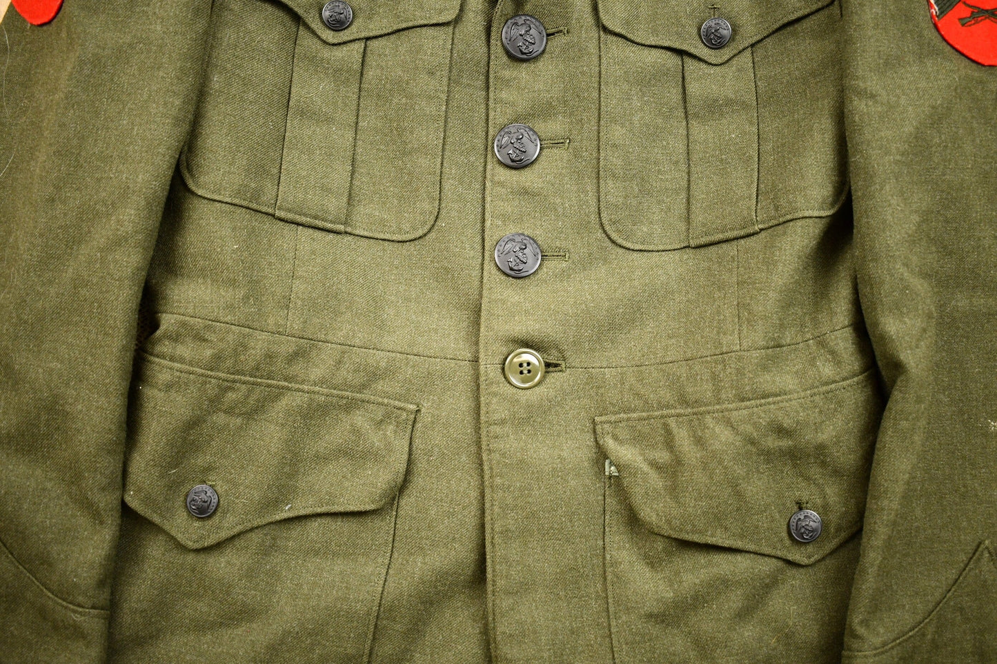 Vintage 1982 Army Military Button Up Blazer Jacket Men's Small from propervintagecanada