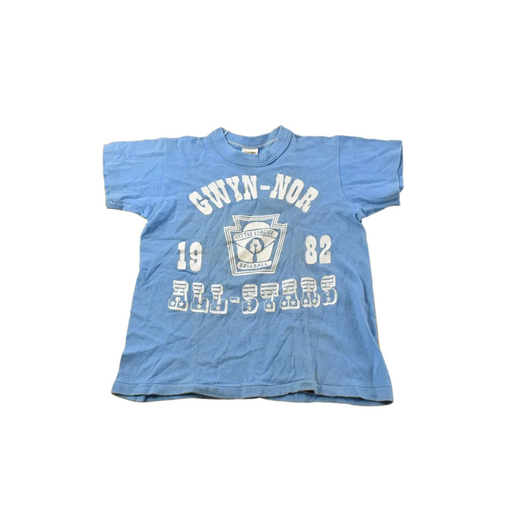 Vintage 1982 Gyn-Nor Little League Baseball T-Shirt Youth S from propervintagecanada