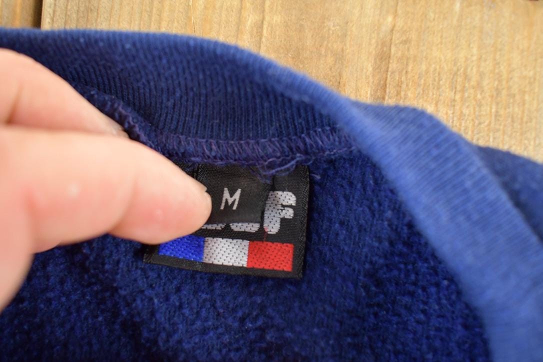 Vintage 1983 New Zealand Reef France Crewneck Sweatshirt Mens XS-S Men's Small from propervintagecanada