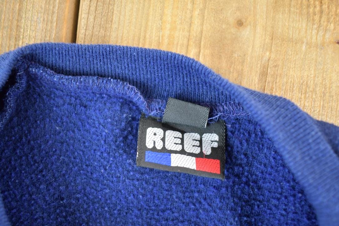 Vintage 1983 New Zealand Reef France Crewneck Sweatshirt Mens XS-S Men's Small from propervintagecanada