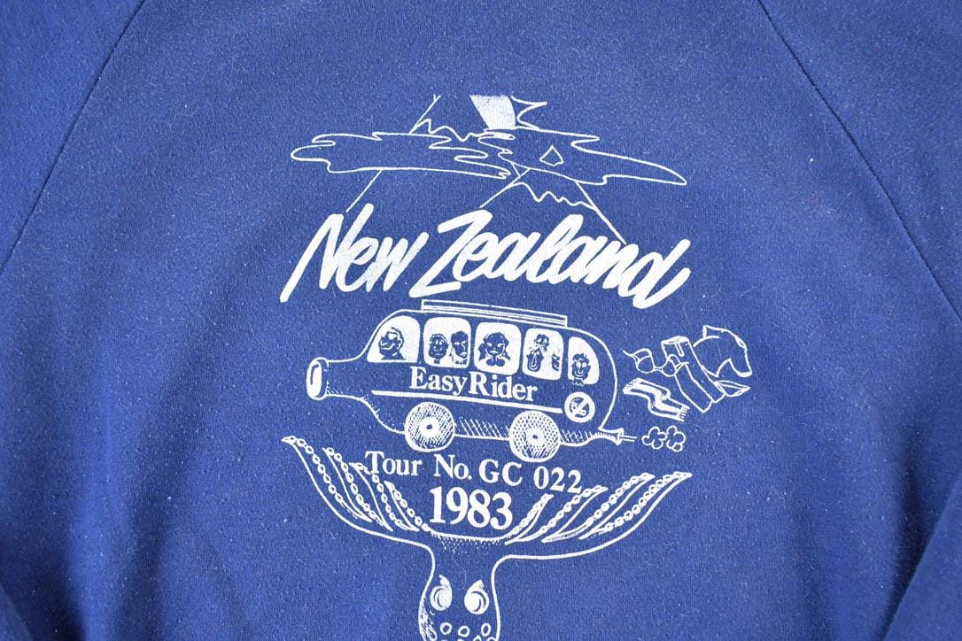 Vintage 1983 New Zealand Reef France Crewneck Sweatshirt Mens XS-S Men's Small from propervintagecanada