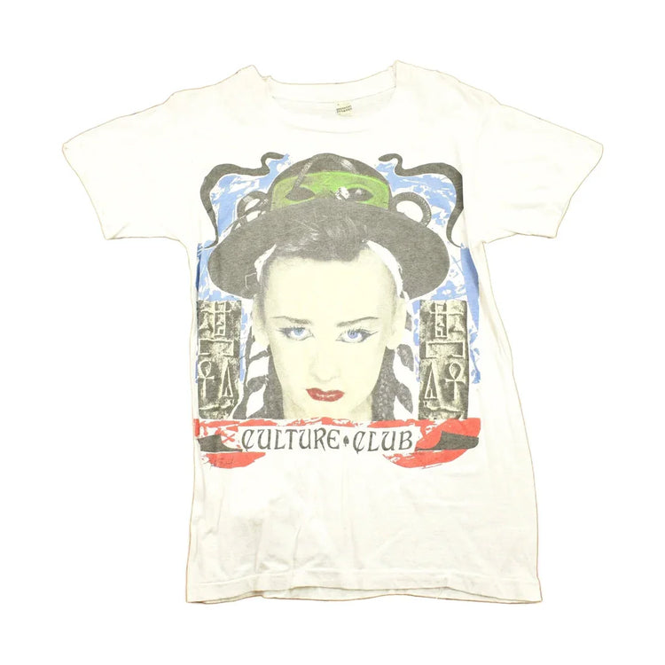 Vintage 1984 Culture Club Graphic Band T Shirt Men's Medium from propervintagecanada