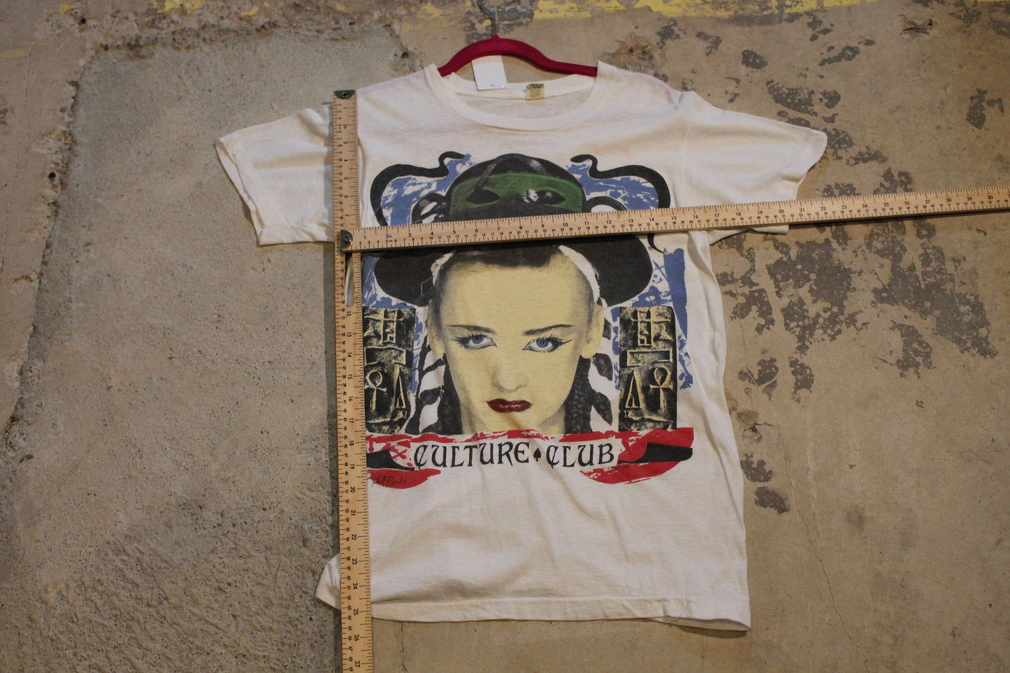 Vintage 1984 Culture Club Graphic Band T Shirt Men's Medium from propervintagecanada