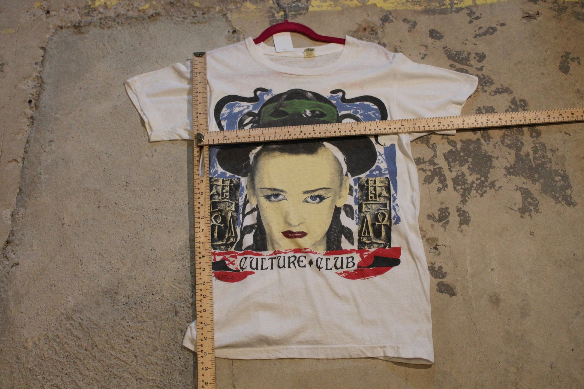 Vintage 1984 Culture Club Graphic Band T Shirt Men's Medium from propervintagecanada