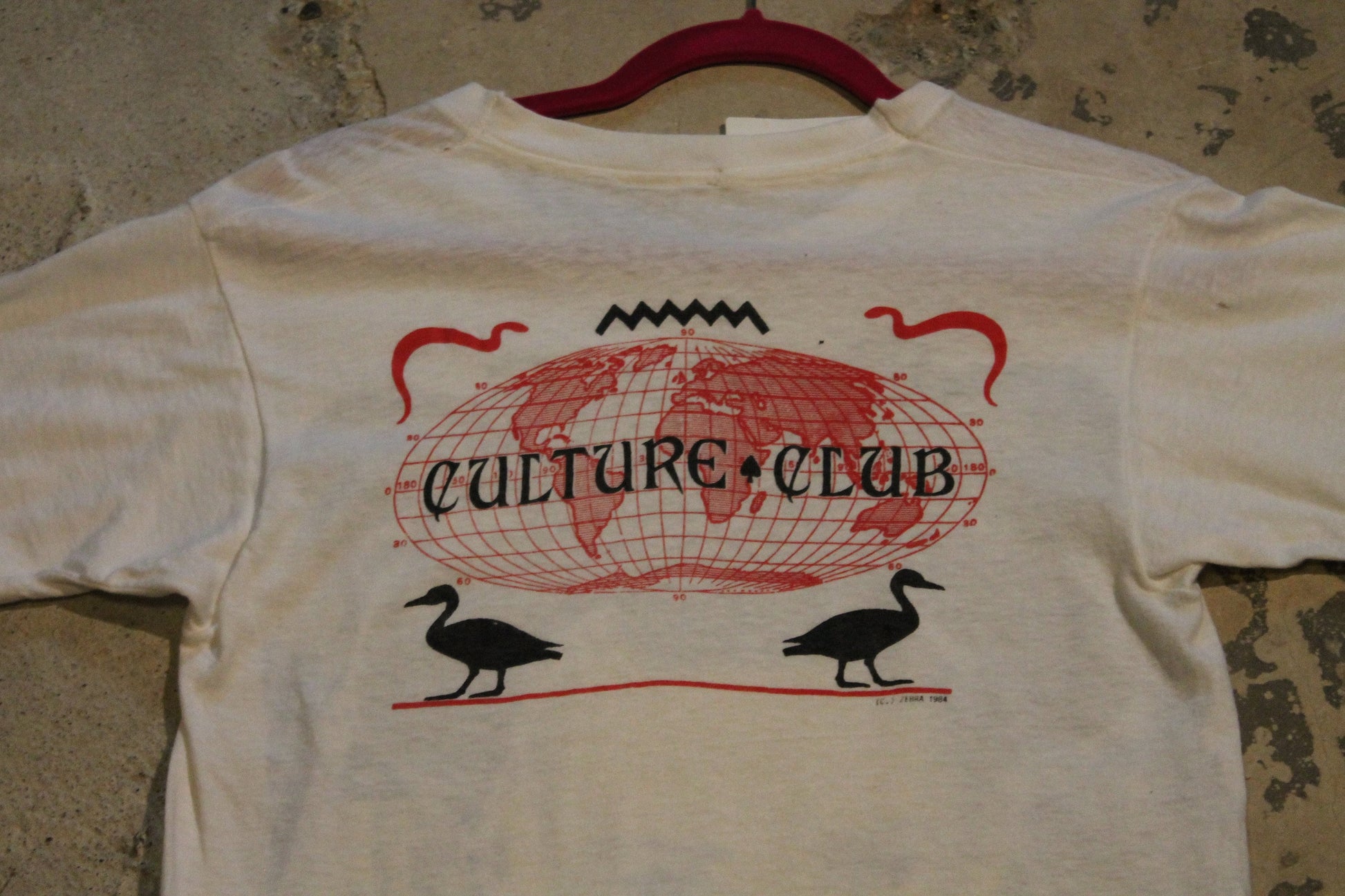 Vintage 1984 Culture Club Graphic Band T Shirt Men's Medium from propervintagecanada