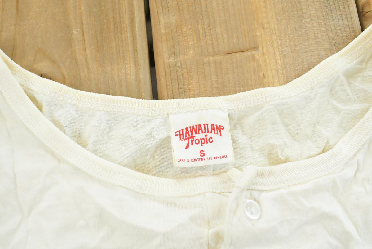 Vintage 1984 Hawaiian Tropic Surfing Tank Top T-Shirt Mens XS from propervintagecanada