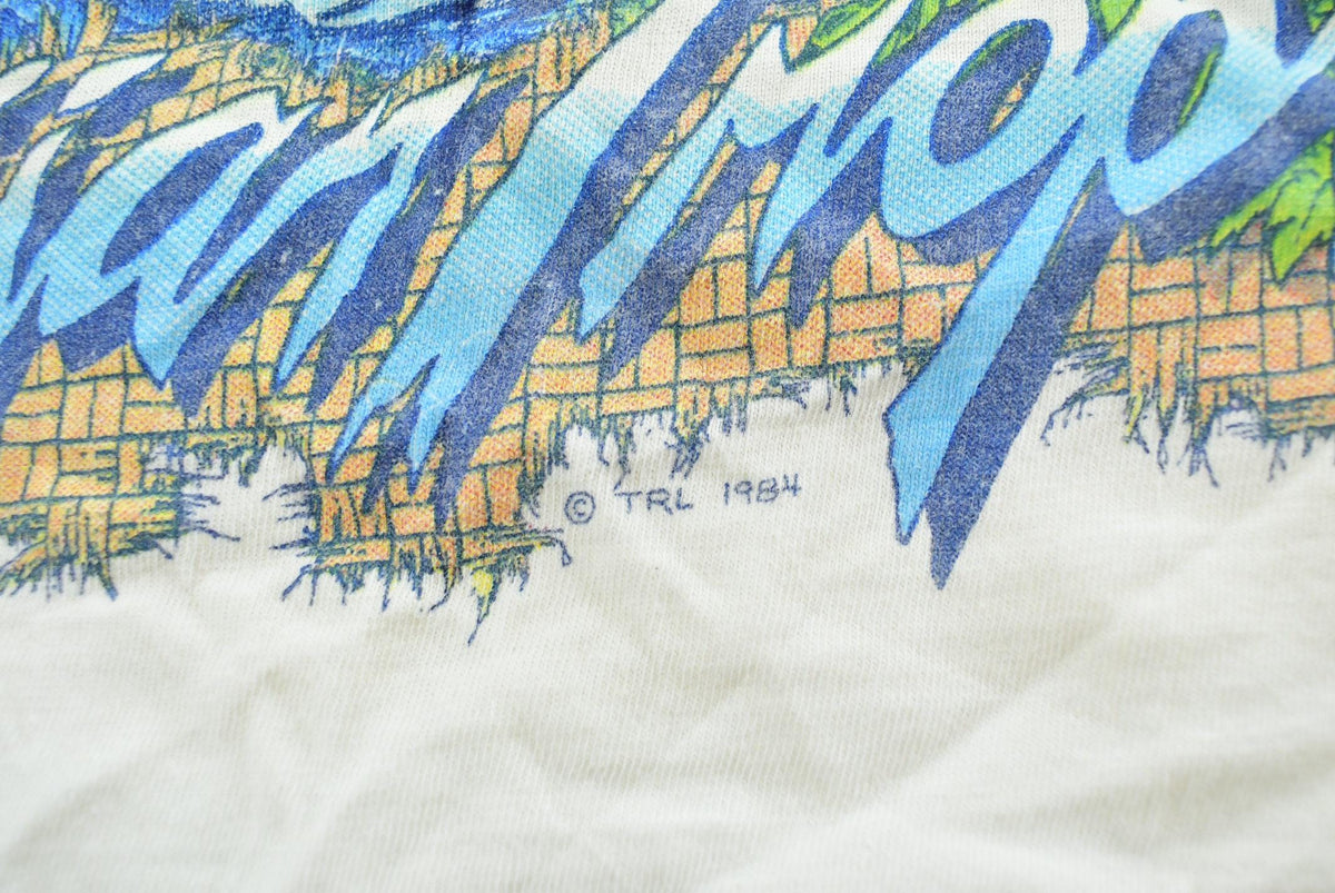 Vintage 1984 Hawaiian Tropic Surfing Tank Top T-Shirt Mens XS from propervintagecanada