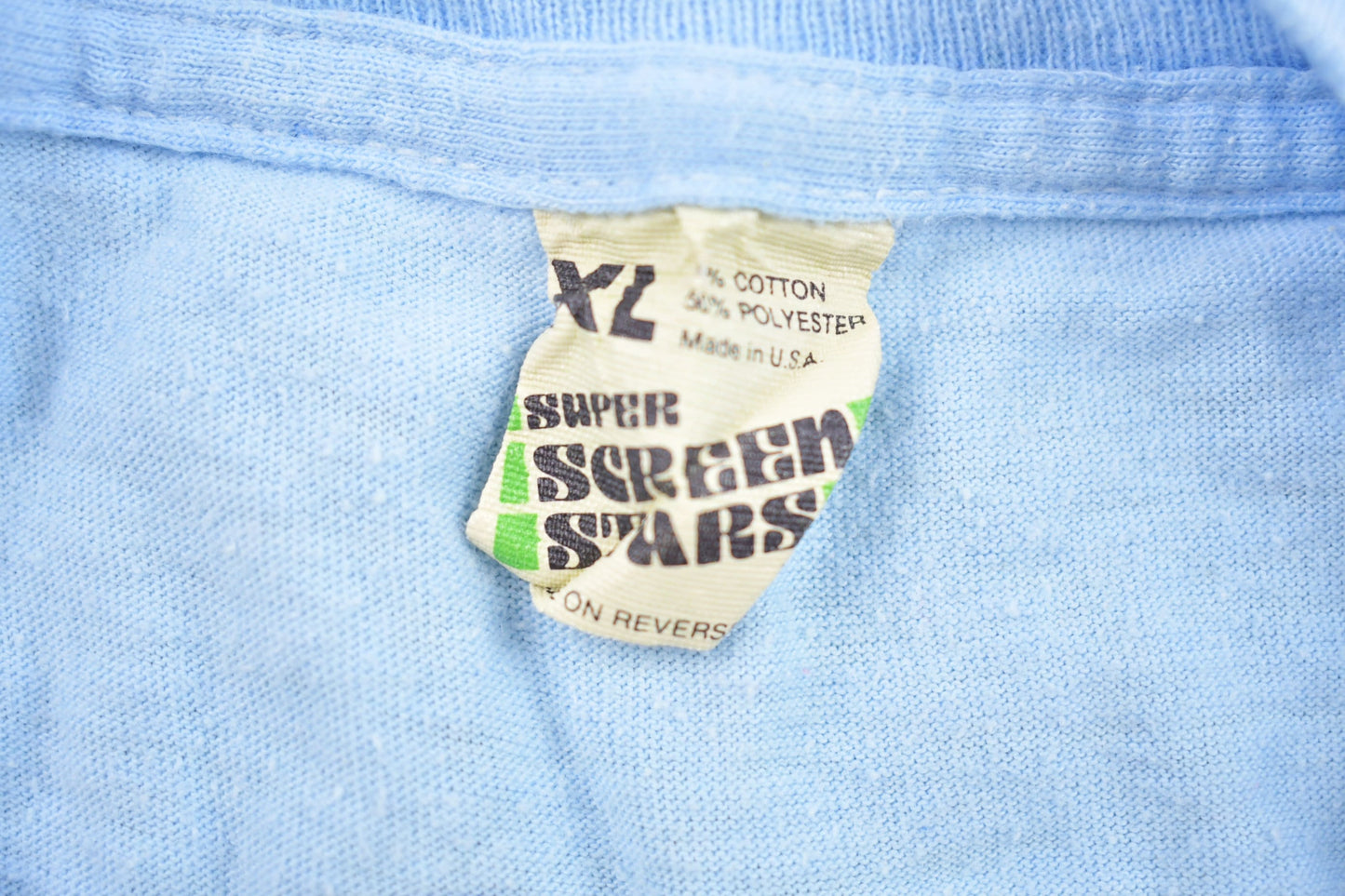 Vintage 1984 KS94 Fm Radio Station Graphic Screen Stars T Shirt Men's Large from propervintagecanada