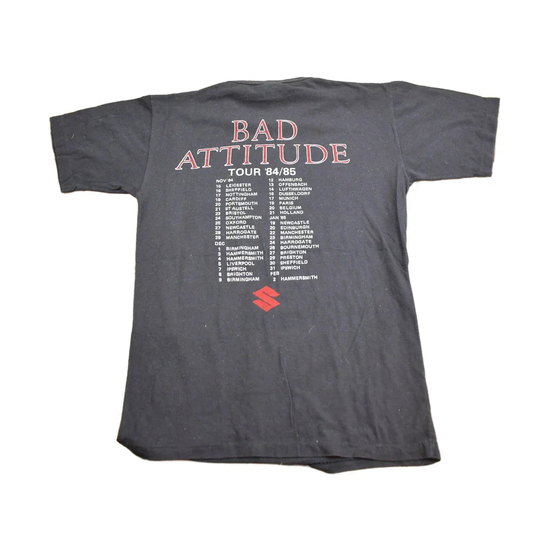 Vintage 1984 Meatloaf Bad Attitude T-Shirt Men's Small from propervintagecanada