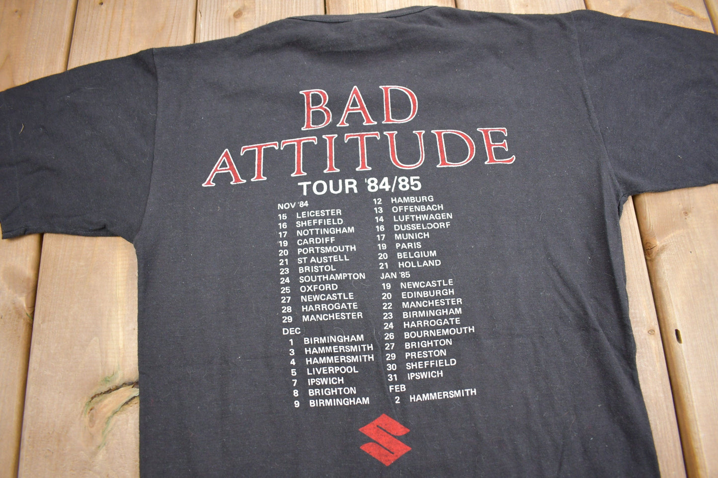 Vintage 1984 Meatloaf Bad Attitude T-Shirt Men's Small from propervintagecanada
