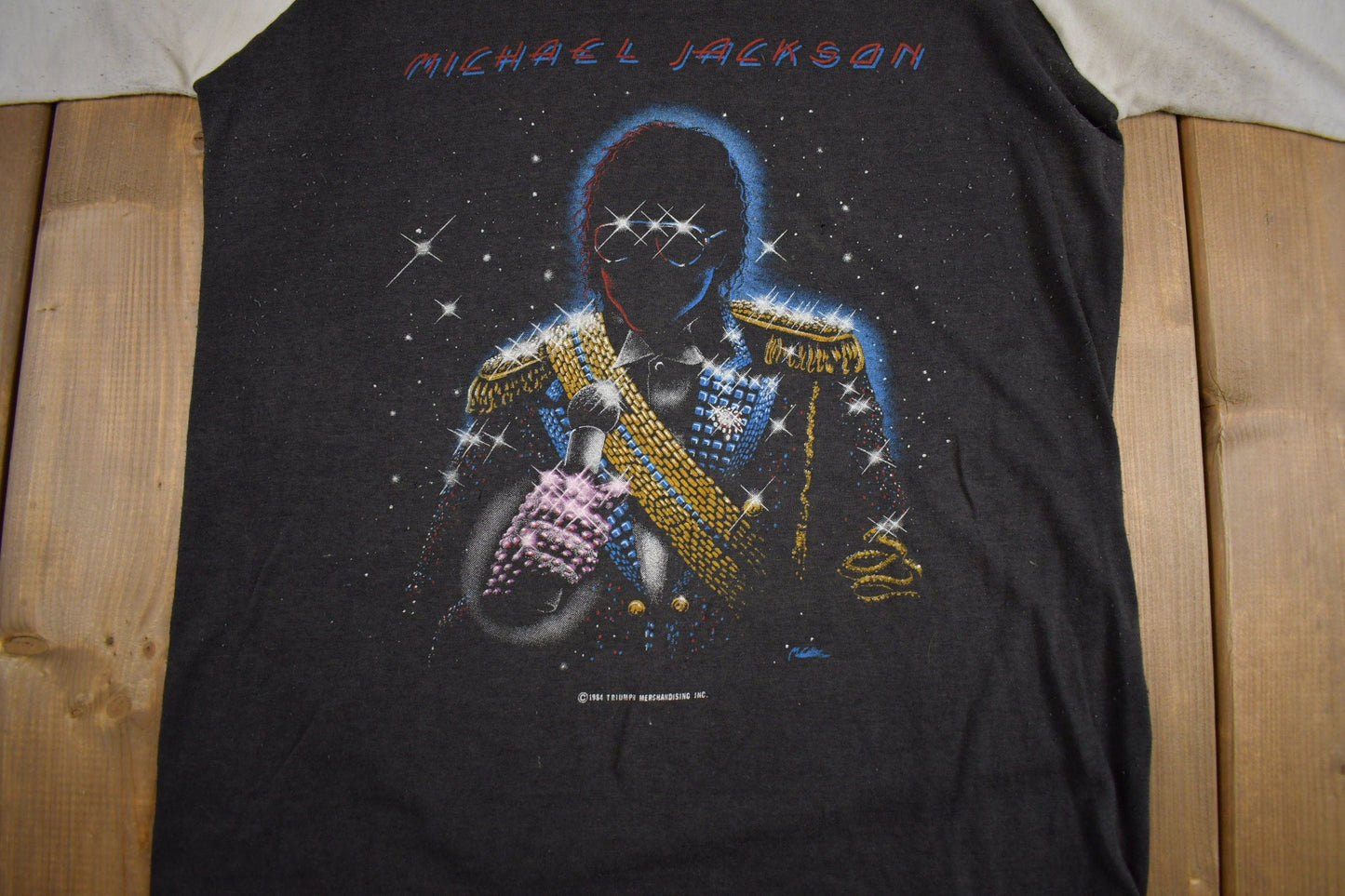Vintage 1984 Michael Jackson Victory Tour T-shirt Men's Small from propervintagecanada
