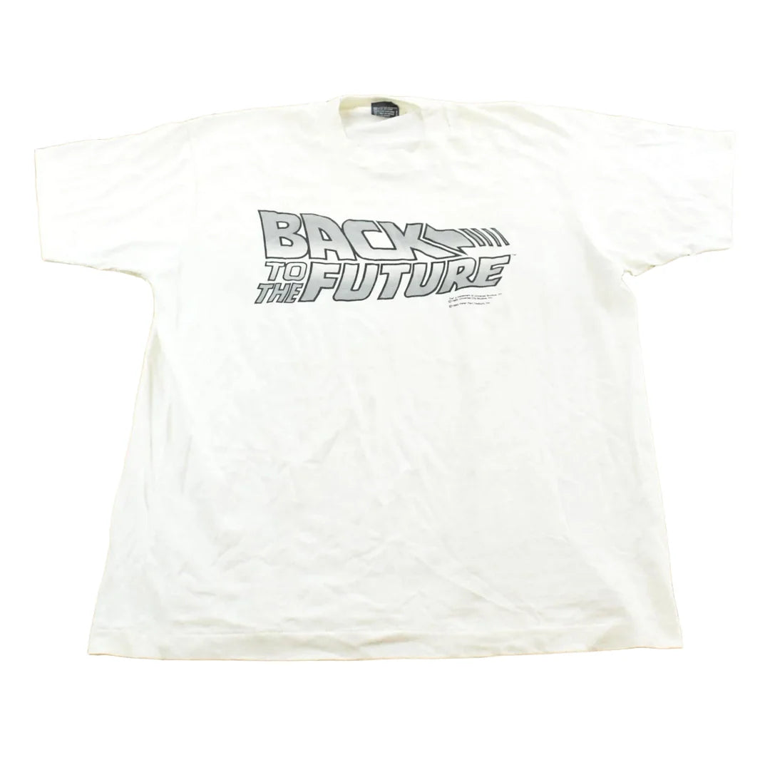 Vintage 1985 Back to the Future Movie Graphic T Shirt Mens L from propervintagecanada