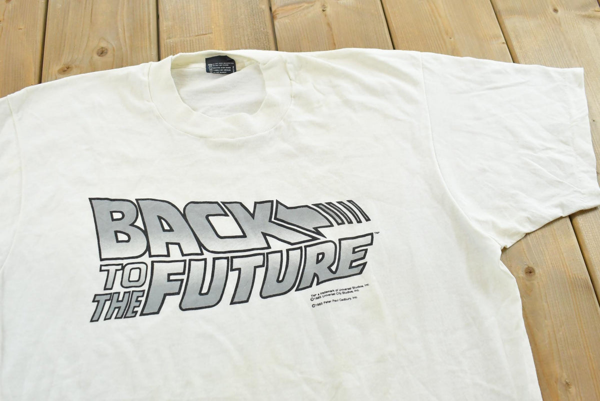 Vintage 1985 Back to the Future Movie Graphic T Shirt Mens L from propervintagecanada