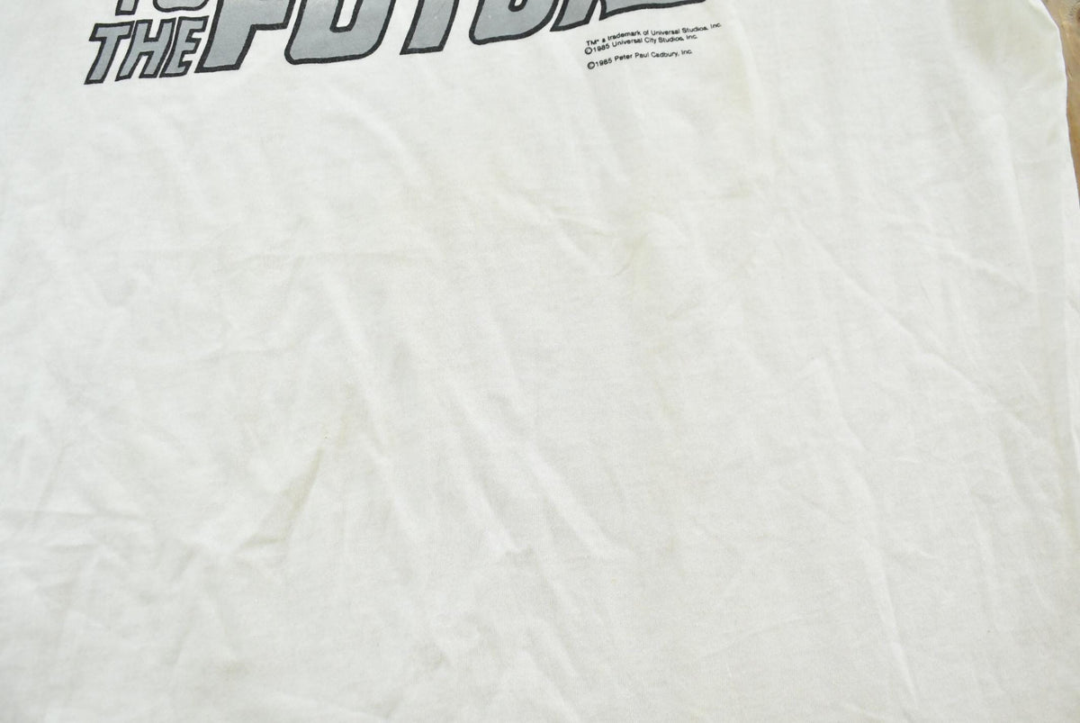 Vintage 1985 Back to the Future Movie Graphic T Shirt Mens L from propervintagecanada