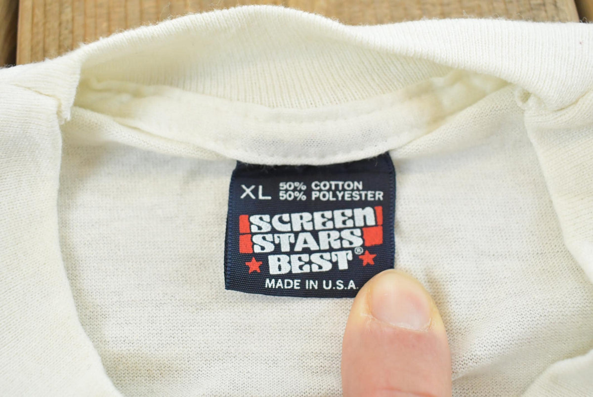 Vintage 1985 Back to the Future Movie Graphic T Shirt Mens L from propervintagecanada