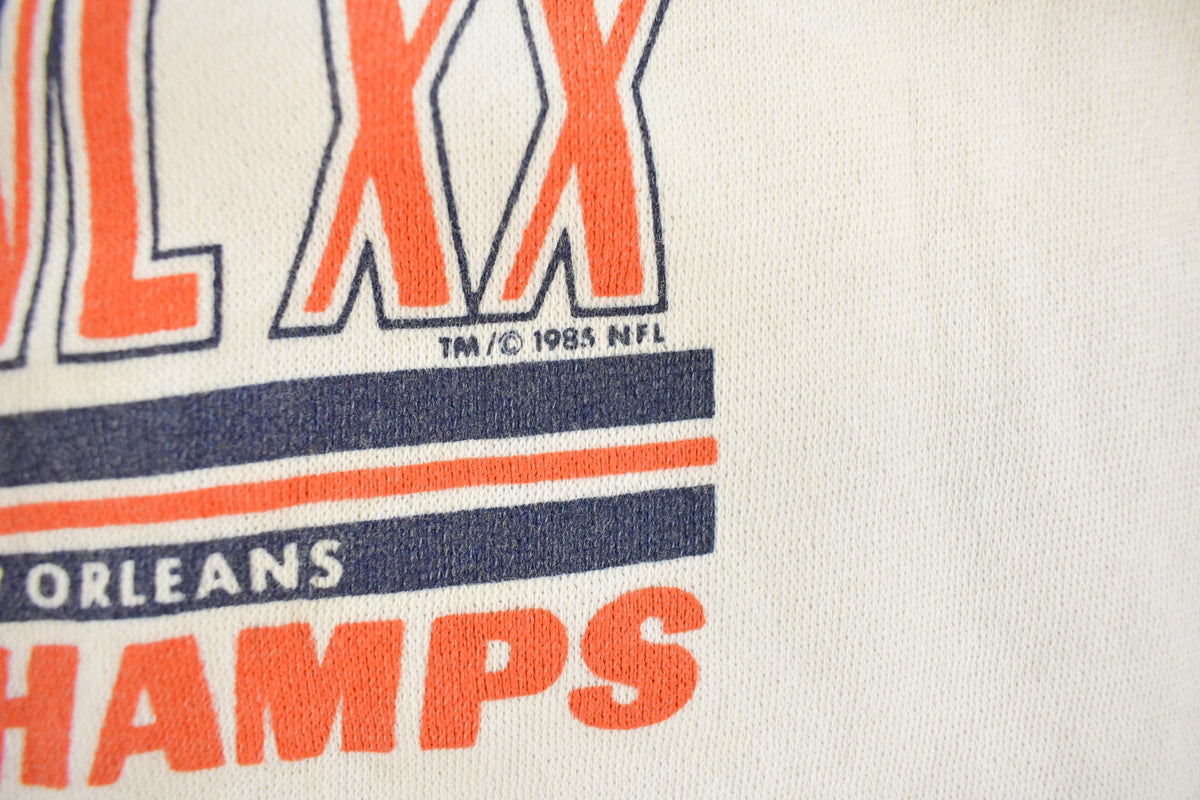 Vintage 1985 Chicago Bears Super Bowl XX 1985 NFC Champs Graphic Crewneck Sweatshirt Men's M from propervintagecanada