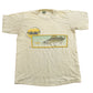 Vintage 1985 Fishing Theme Graphic T-Shirt Men's S from propervintagecanada