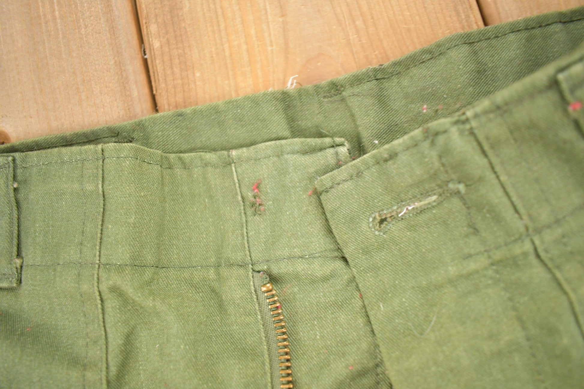 Vintage 1985 Military OG 507 Army Pants Size 32 x 28 from propervintagecanada