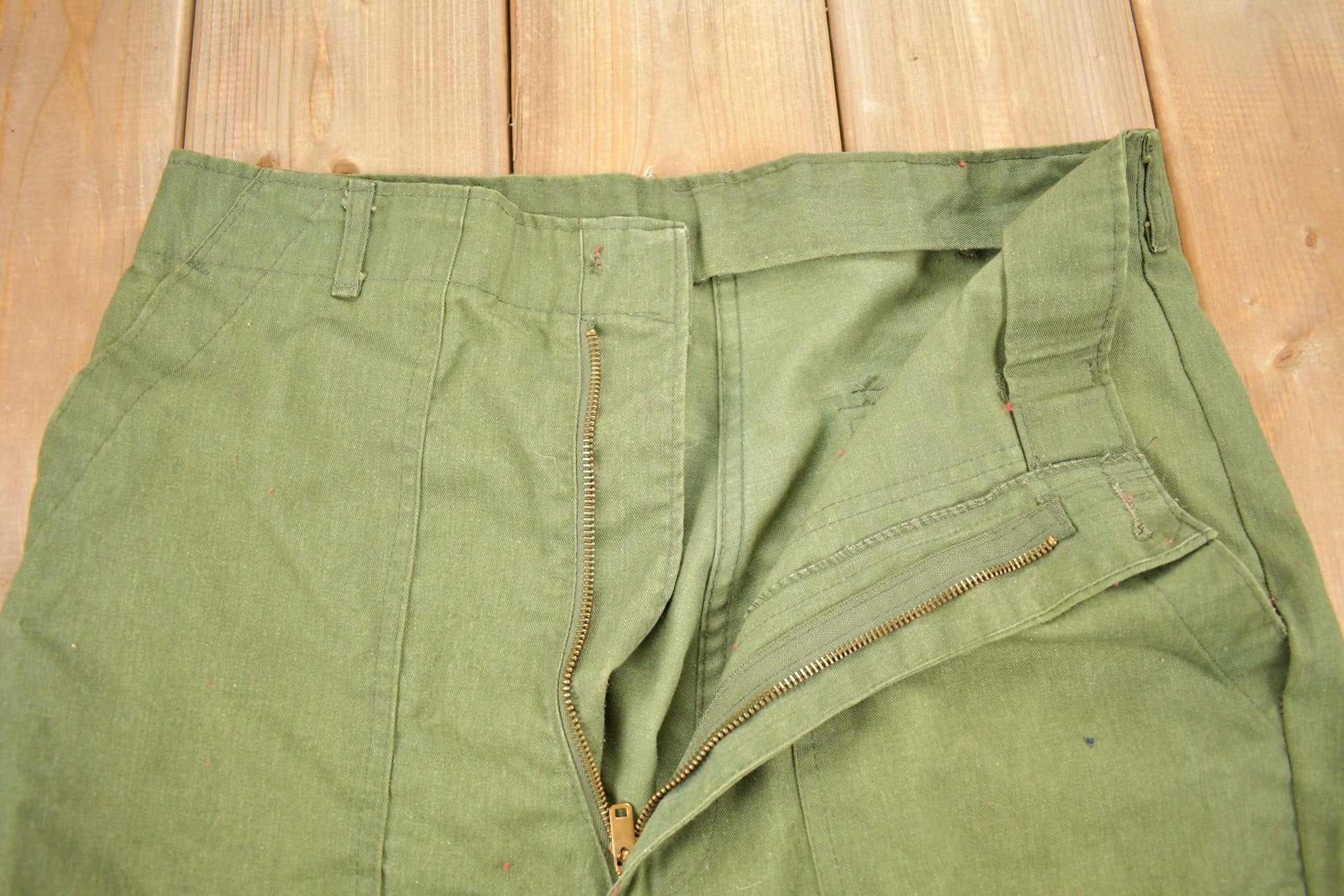 Vintage 1985 Military OG 507 Army Pants Size 32 x 28 from propervintagecanada