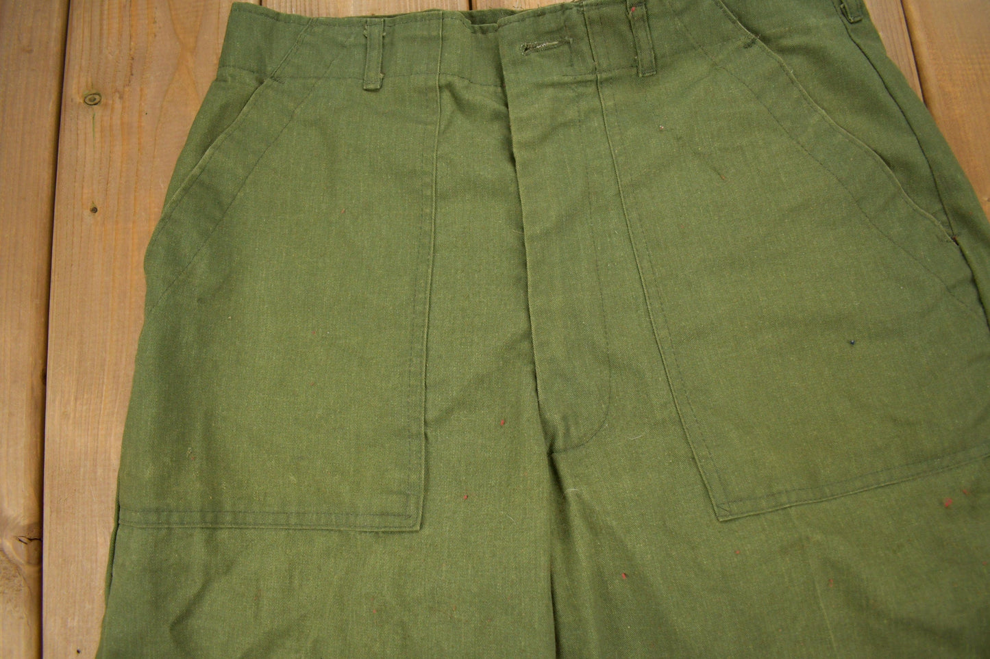 Vintage 1985 Military OG 507 Army Pants Size 32 x 28 from propervintagecanada
