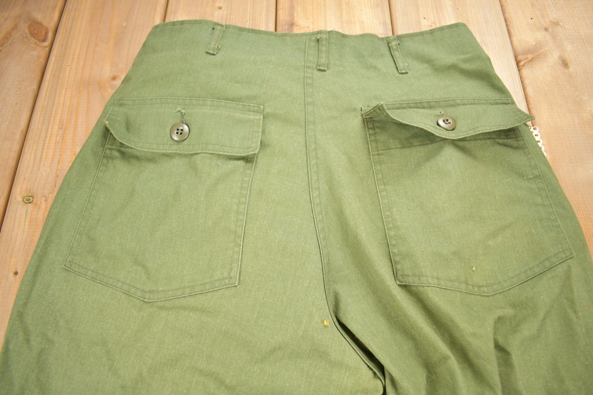 Vintage 1985 Military OG 507 Army Pants Size 32 x 28 from propervintagecanada