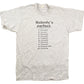 Vintage 1985 Nobody's Perfect Car Ranking Graphic T Shirt Men's XS from propervintagecanada