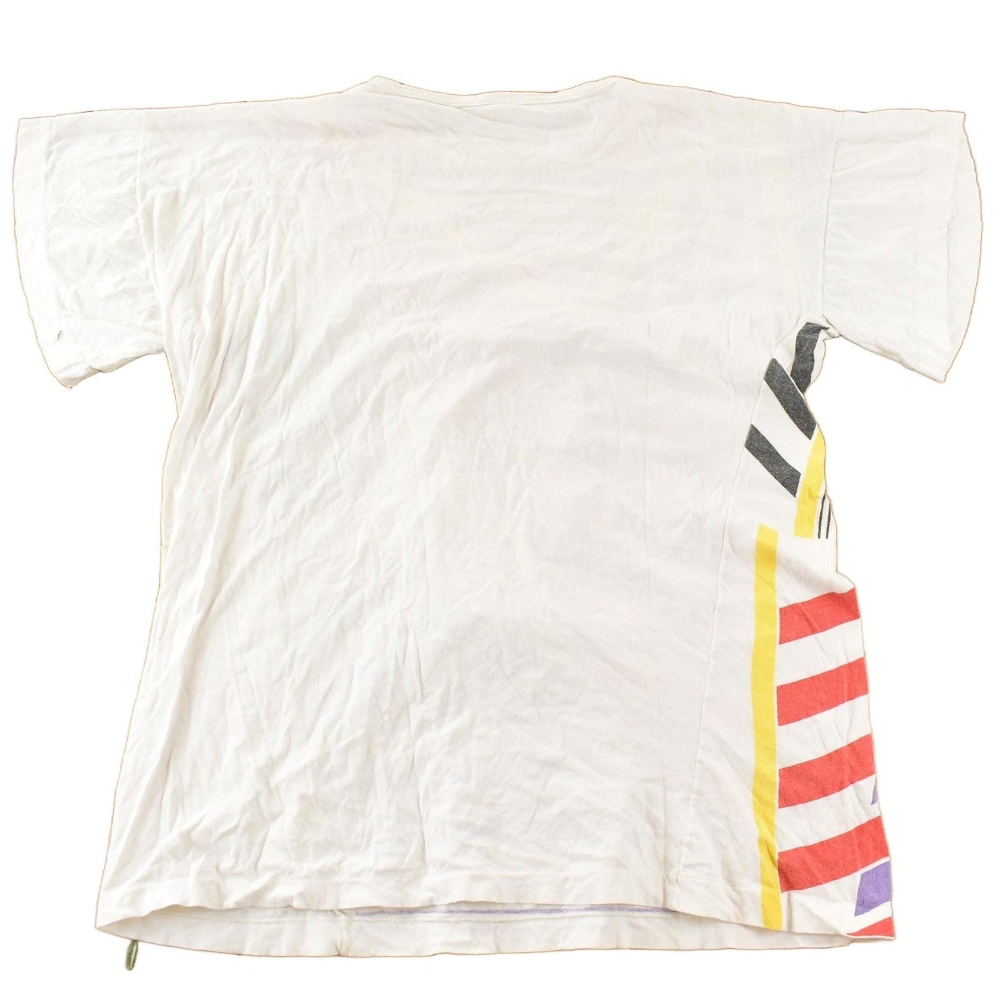 Vintage 1985 Stavros Abstract Geometric Theme Graphic T-Shirt Women's Large from propervintagecanada