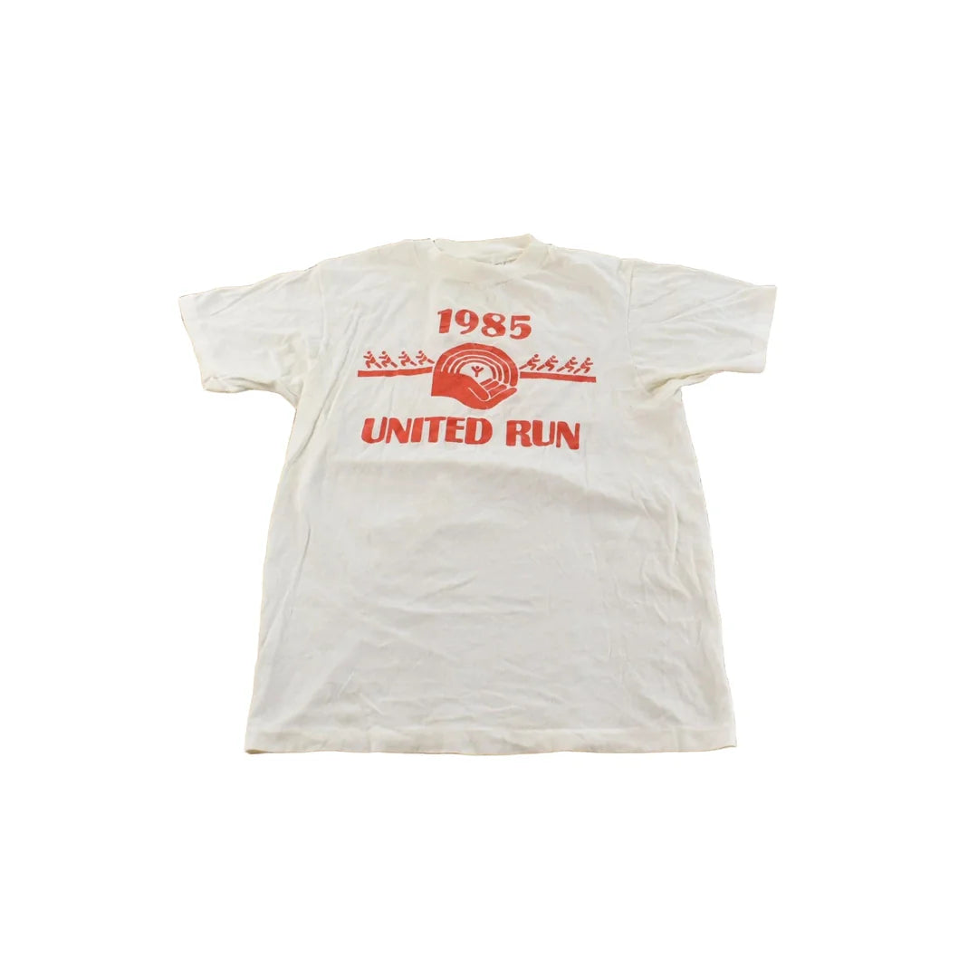 Vintage 1985 United Run Graphic Souvenir T-Shirt Men's S from propervintagecanada