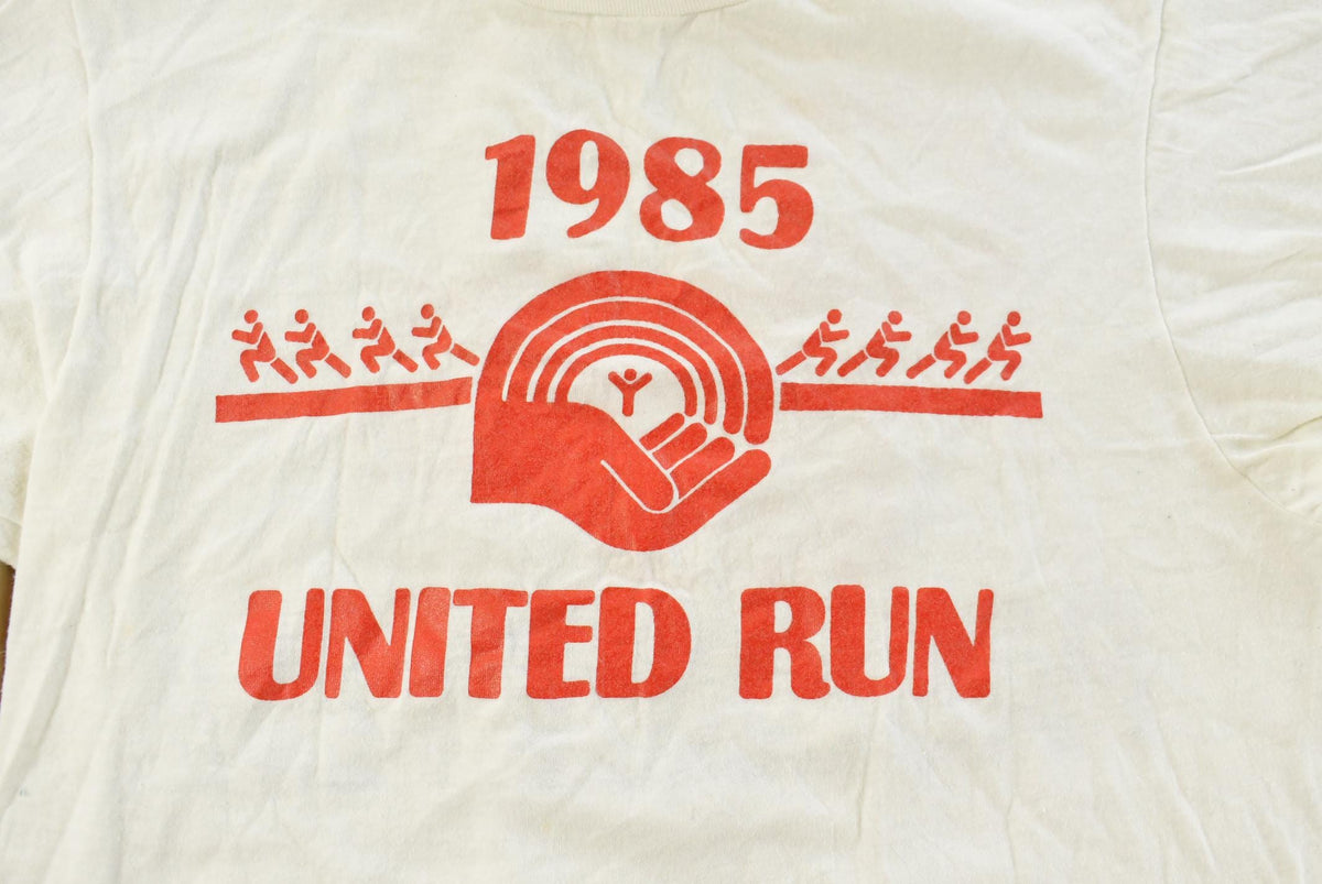 Vintage 1985 United Run Graphic Souvenir T-Shirt Men's S from propervintagecanada