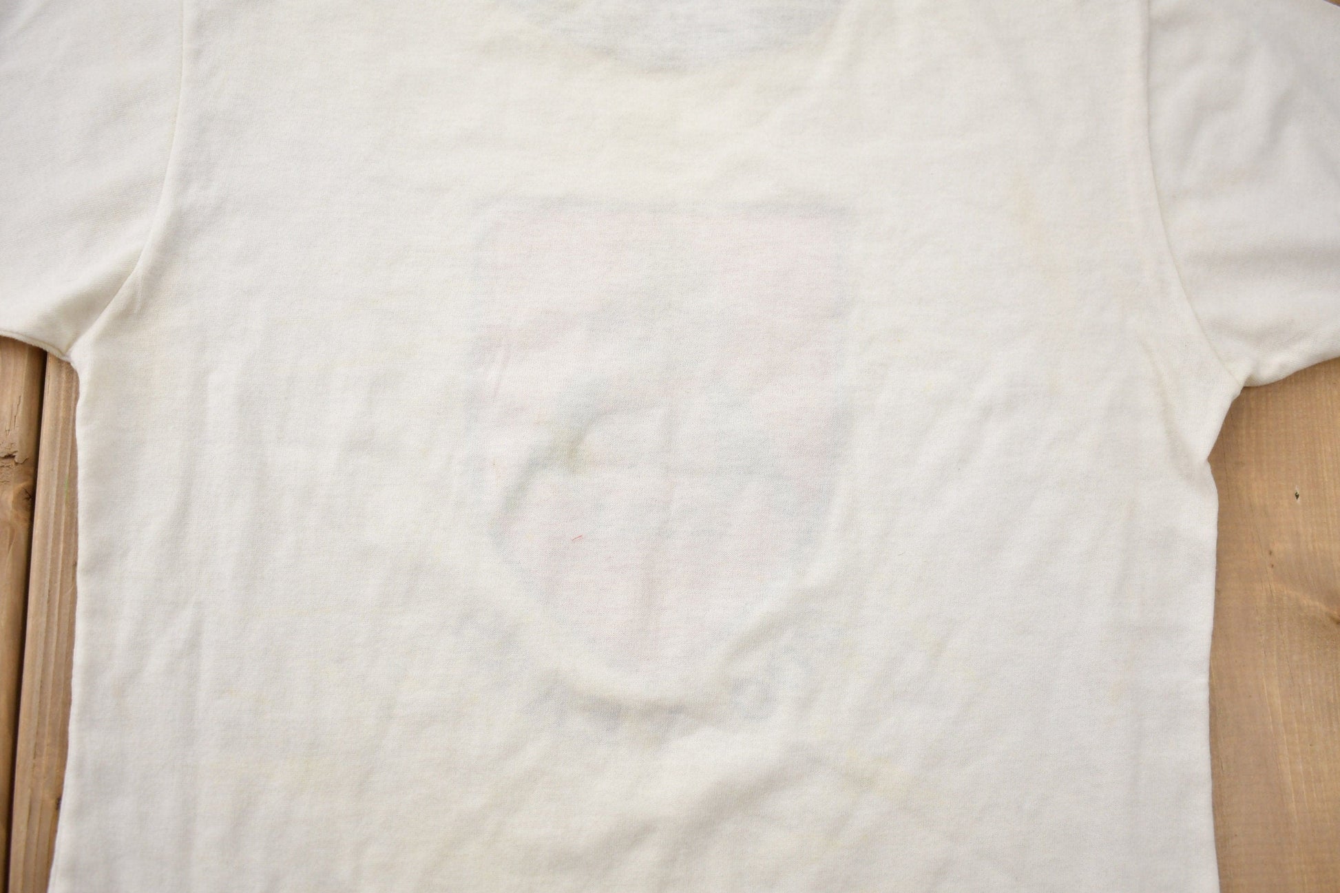 Vintage 1985 University of New Brunswick Collegiate Ringer T-Shirt Men's S from propervintagecanada