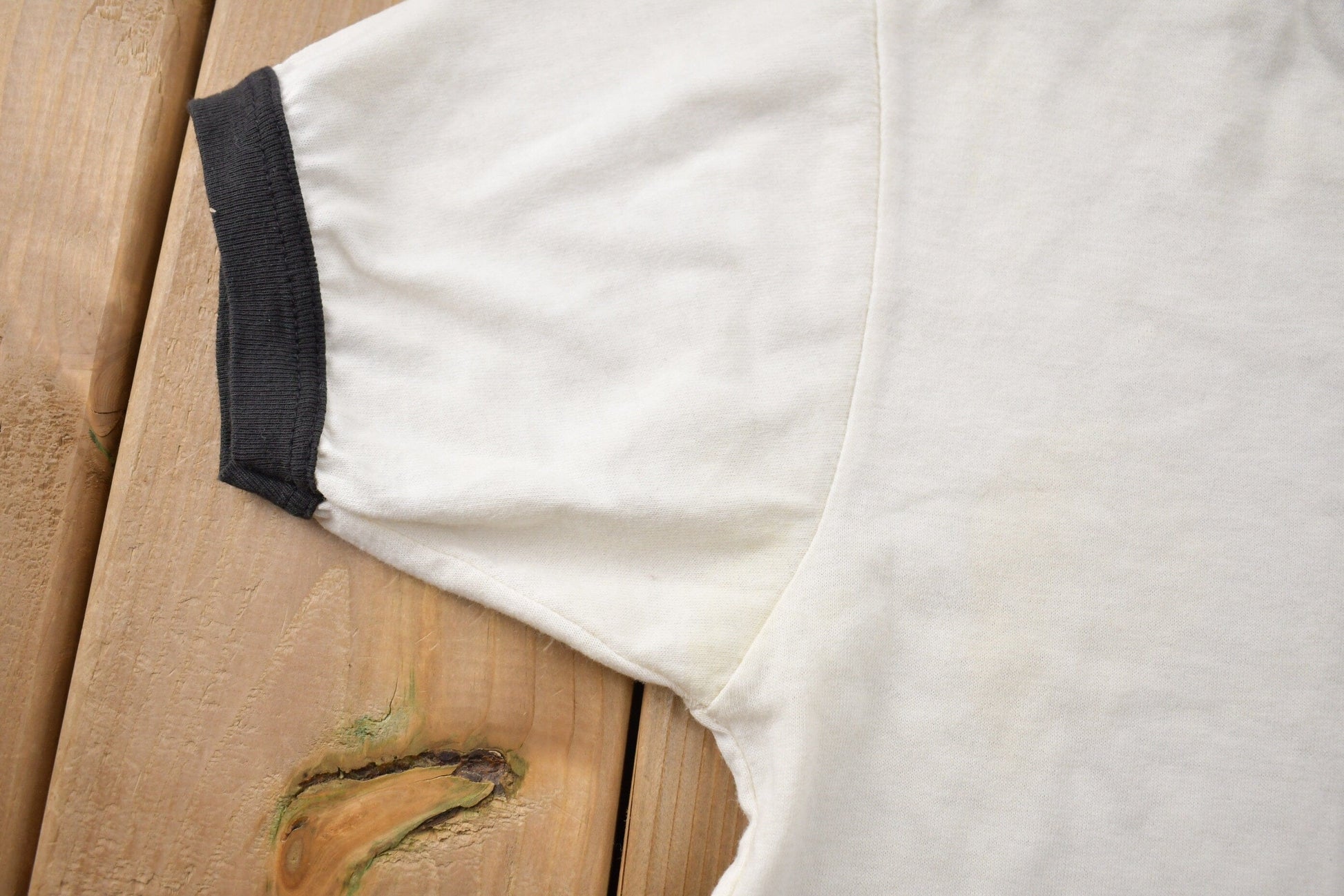 Vintage 1985 University of New Brunswick Collegiate Ringer T-Shirt Men's S from propervintagecanada