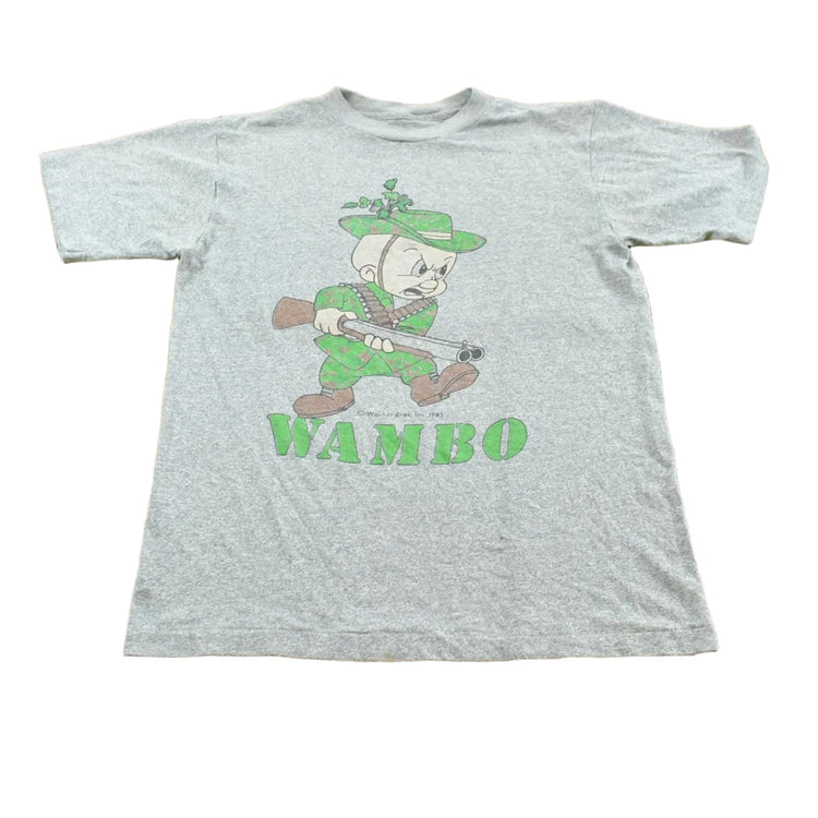 Vintage 1985 Wambo Elmer Fudd Looney Tunes T-Shirt Mens S from propervintagecanada