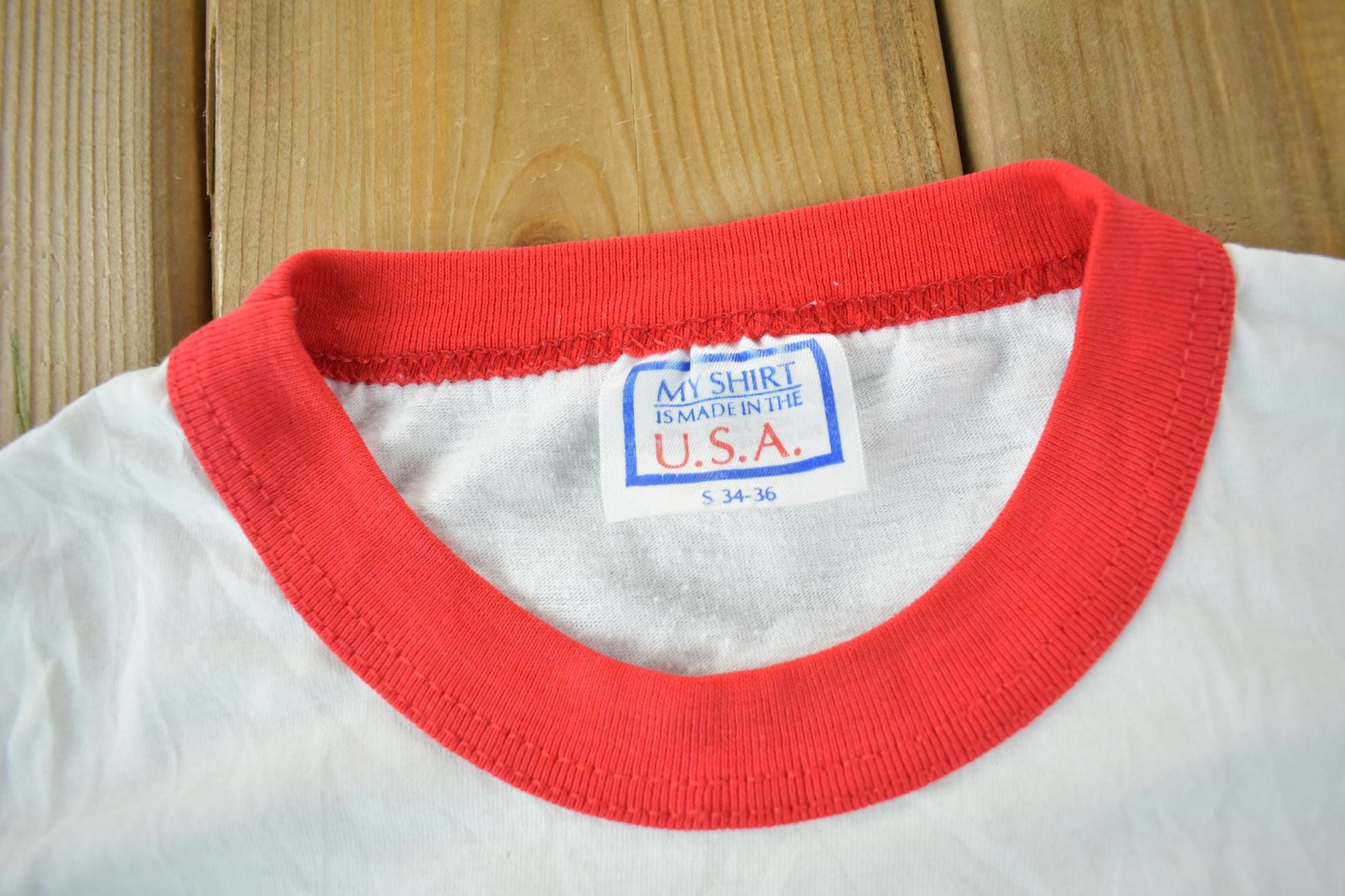 Vintage 1986 Boston Red Sox Champs Ringer T-Shirt Men's 2XS from propervintagecanada