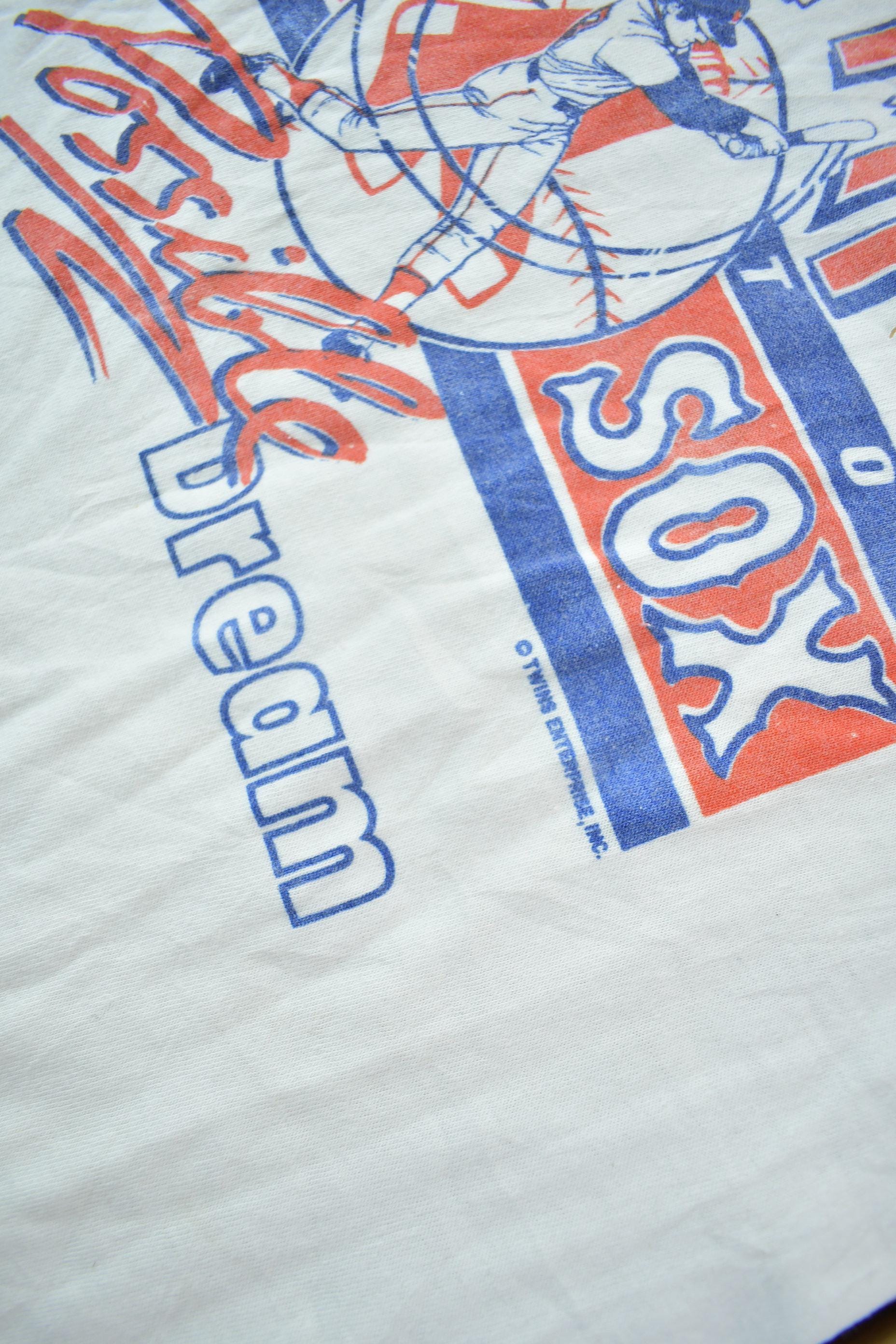 Vintage 1986 Boston Red Sox Champs Ringer T-Shirt Men's 2XS from propervintagecanada