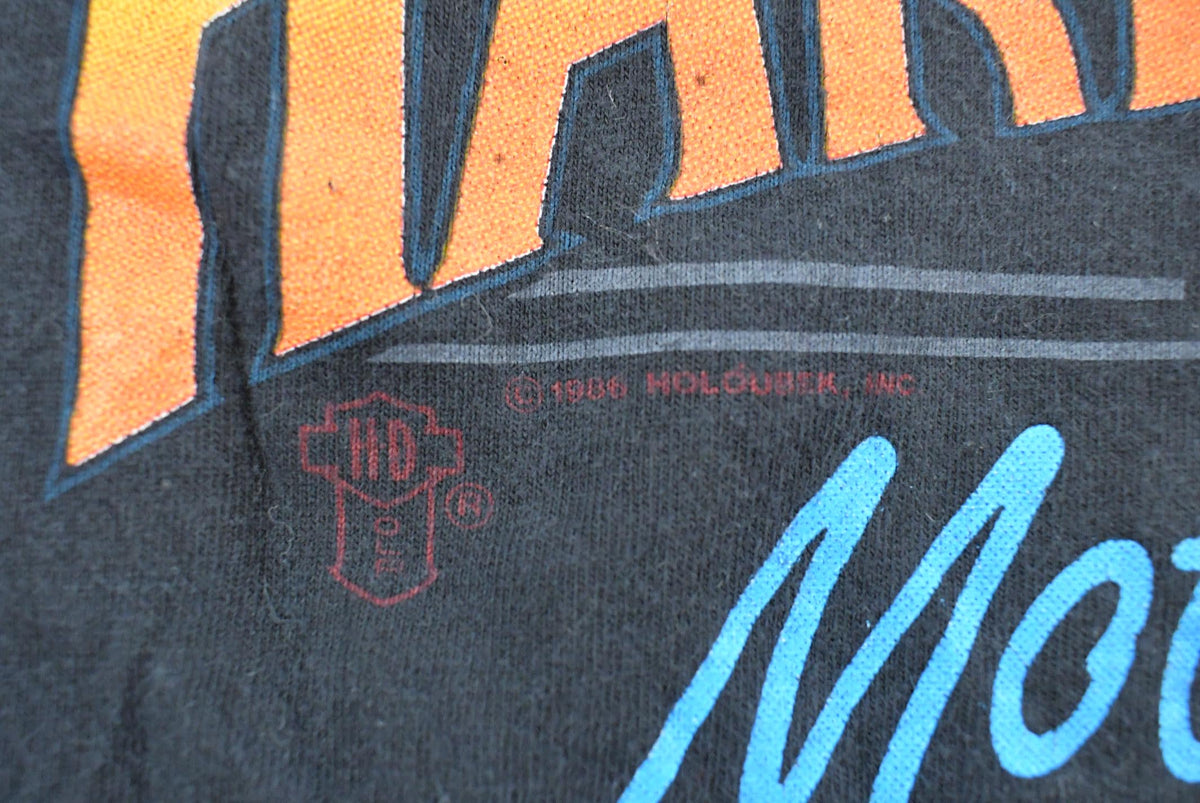 Vintage 1986 Harley Davidson Bald Eagle Graphic T-Shirt Mens XL from propervintagecanada