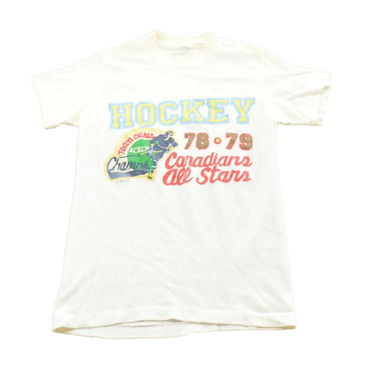 Vintage 1986 Hockey Canadian All Stars T-Shirt Youth L from propervintagecanada