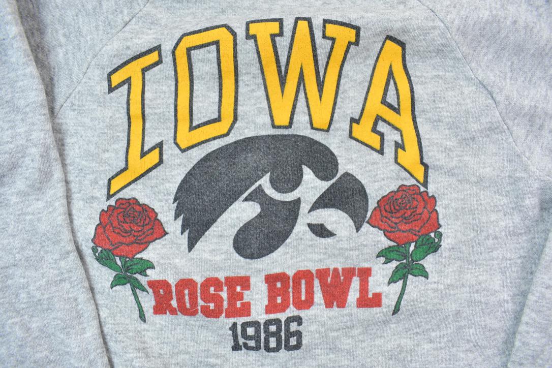 Vintage 1986 Iowa Rose Bowl Crewneck Sweatshirt Men's XS from propervintagecanada