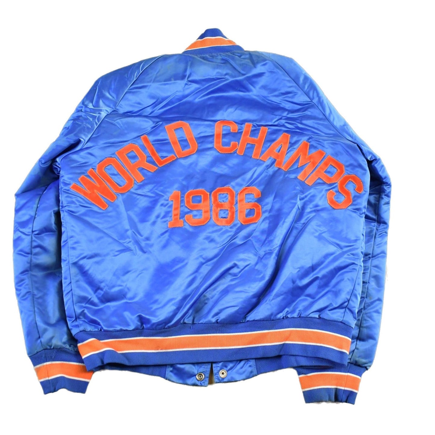 Vintage 1986 New York Mets MLB Satin Bomber Jacket Men's Medium from propervintagecanada