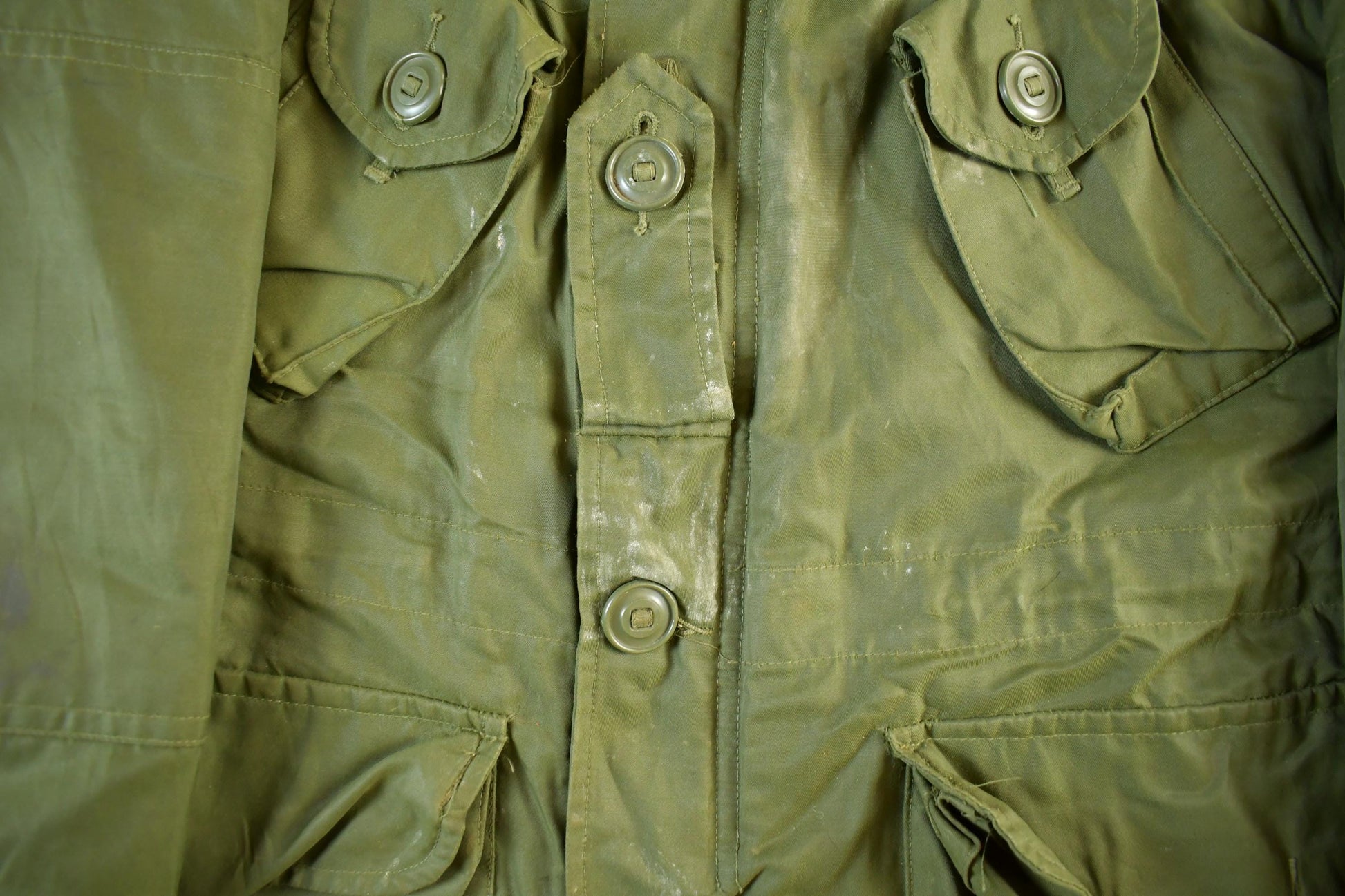Vintage 1986 OG-107 Cold Weather Combat Military Jacket Men's M-L from propervintagecanada