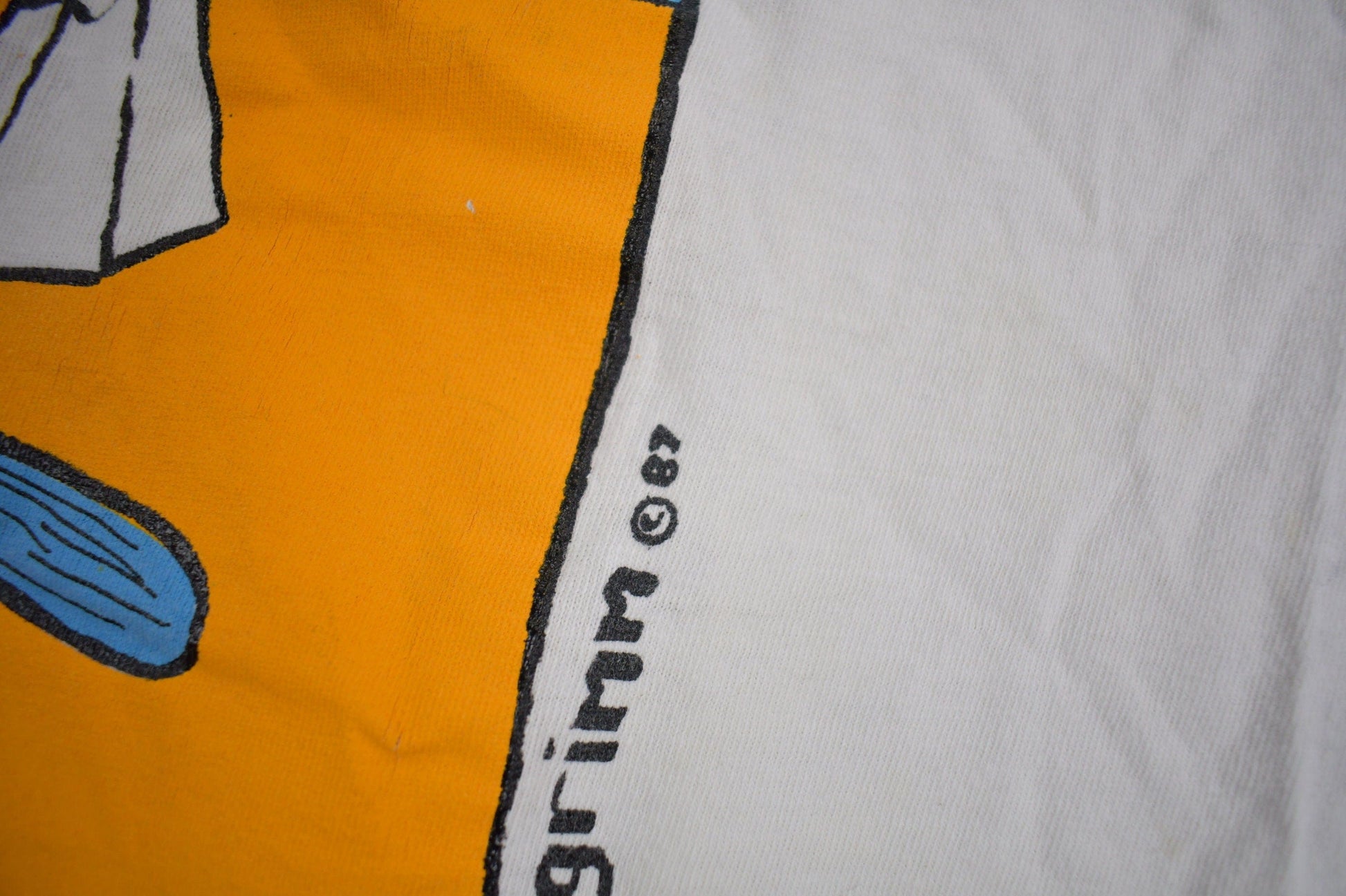 Vintage 1987 " A Salt With A Deadly Weapon" Funny Graphic T Shirt Men's Large from propervintagecanada