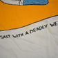 Vintage 1987 " A Salt With A Deadly Weapon" Funny Graphic T Shirt Men's Large from propervintagecanada