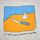 Vintage 1987 " A Salt With A Deadly Weapon" Funny Graphic T Shirt Men's Large from propervintagecanada