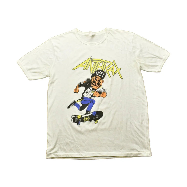 Vintage 1987 Anthrax Mosh It Up Tour Band Ringer T-shirt Men's Large from propervintagecanada