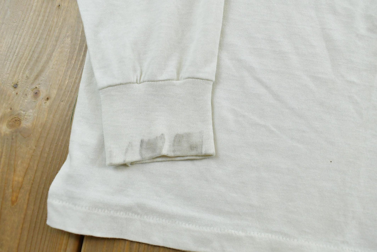 Vintage 1987 Creation Jesus Bible Christian Long Sleeve T-Shirt Men's M from propervintagecanada