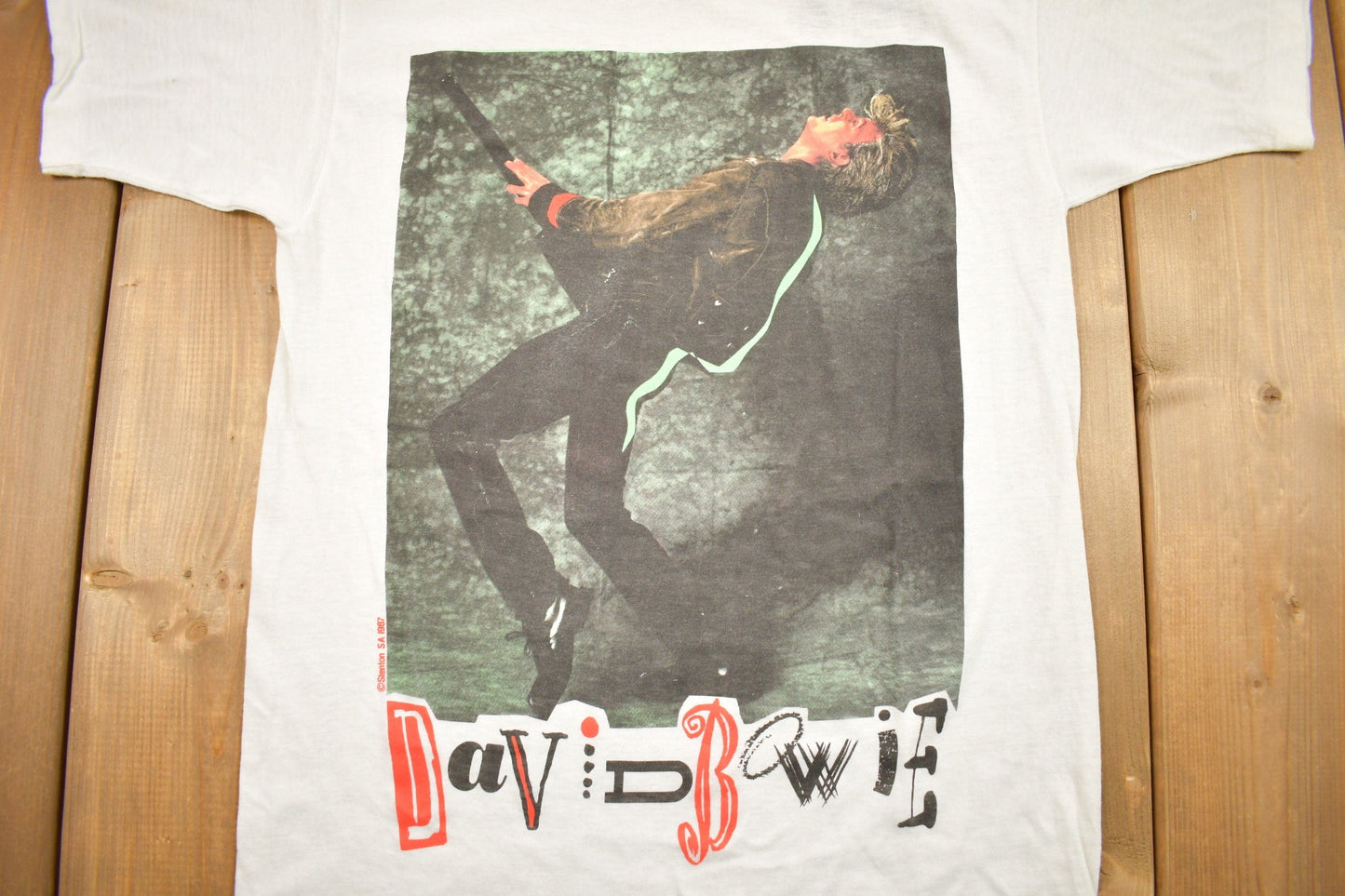 Vintage 1987 David Bowie The Glass Spider Tour Band Shirt from propervintagecanada