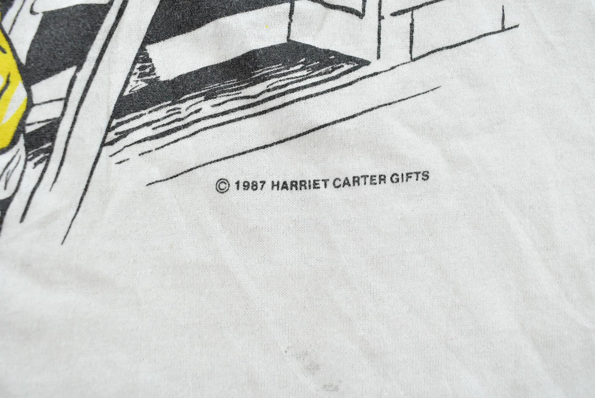Vintage 1987 Firefighter Funny Comedy Ringer T-Shirt Mens L from propervintagecanada