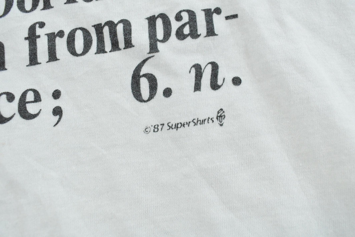 Vintage 1987 Graduate Definition Funny T-Shirt Men's M from propervintagecanada