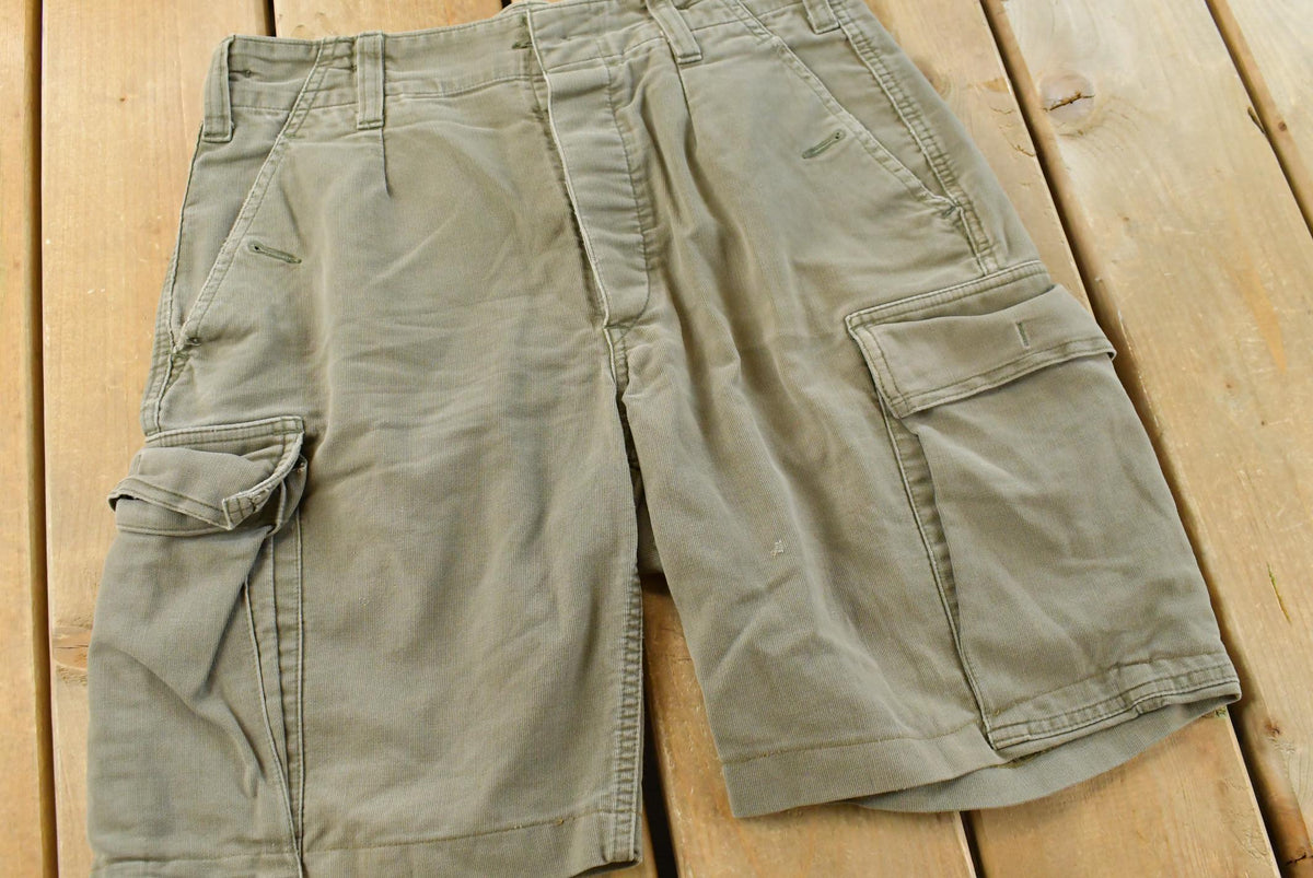 Vintage 1987 Military Moleskin Cargo Shorts Men's 29 x 8 from propervintagecanada