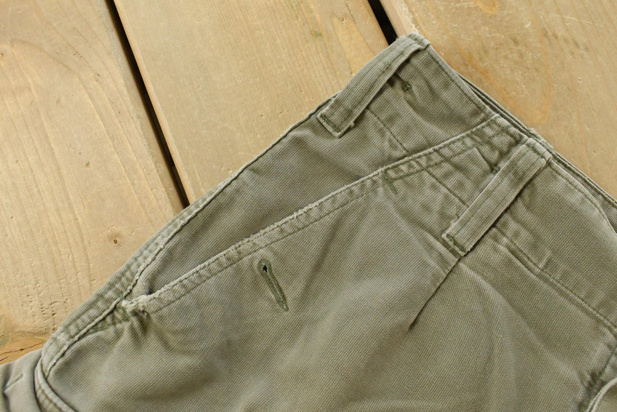 Vintage 1987 Military Moleskin Cargo Shorts Men's 29 x 8 from propervintagecanada